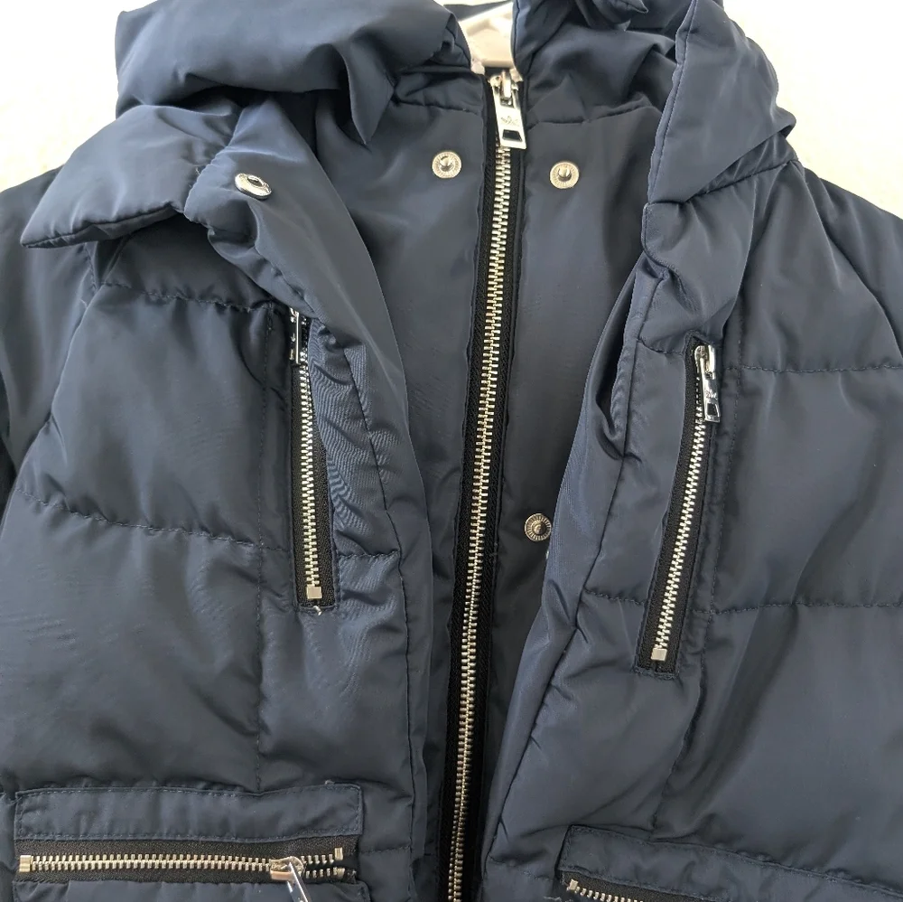 Orolay Kids Jacket 4-5Y Duck Down Filling Navy Blue - Picture 3 of 6